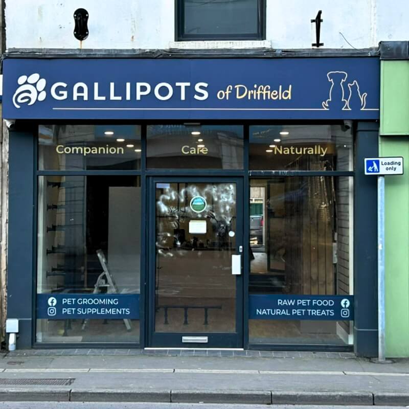 An image of the storefront signage.
